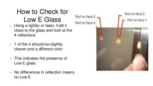 low-e glass test